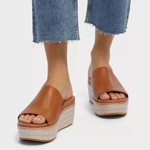Fitflop Eloise Espadrille Platform Sandal Size 9